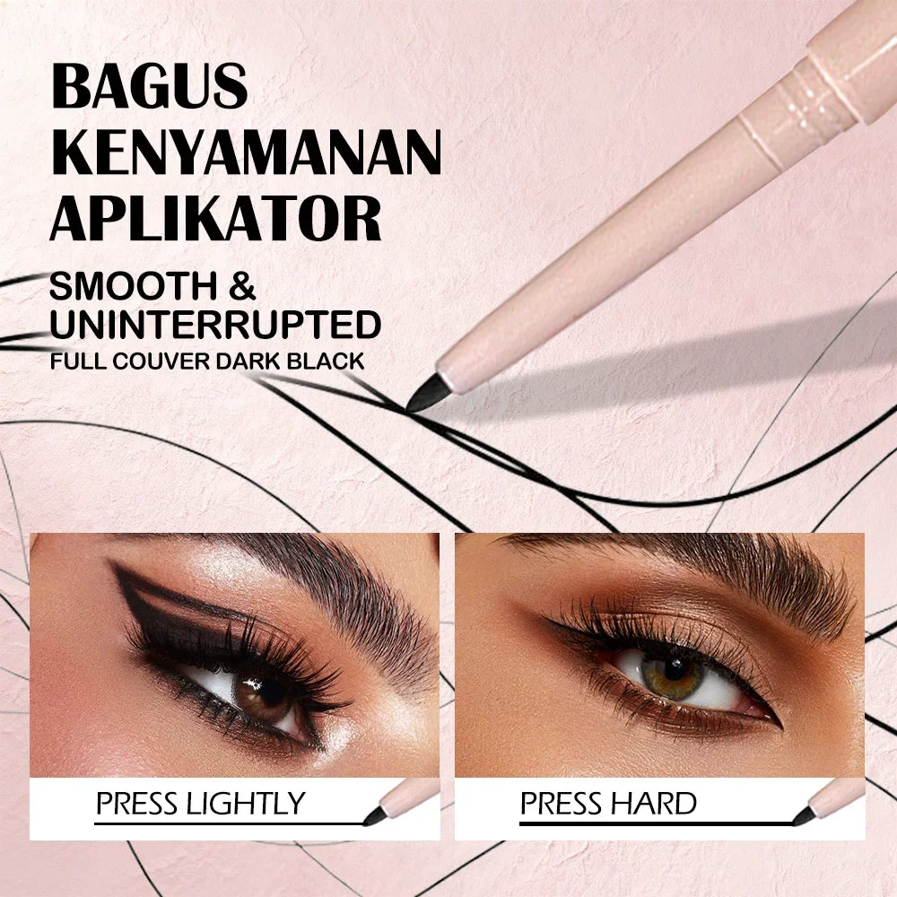 Eyeliner Shadow Stick — Twist-Up Sharpener, Long-Wear Waterproof Smudge-Proof, Precise Matte Line &amp; Blendable, Xmas &amp; Winter