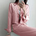 Suit Coat 2 Piece Set Women Blazer Jacket Straight Pants Ensemble Single Breasted Turn Down Collar Trousers Office Lady Outfits SHOPEZRA L.L.C.