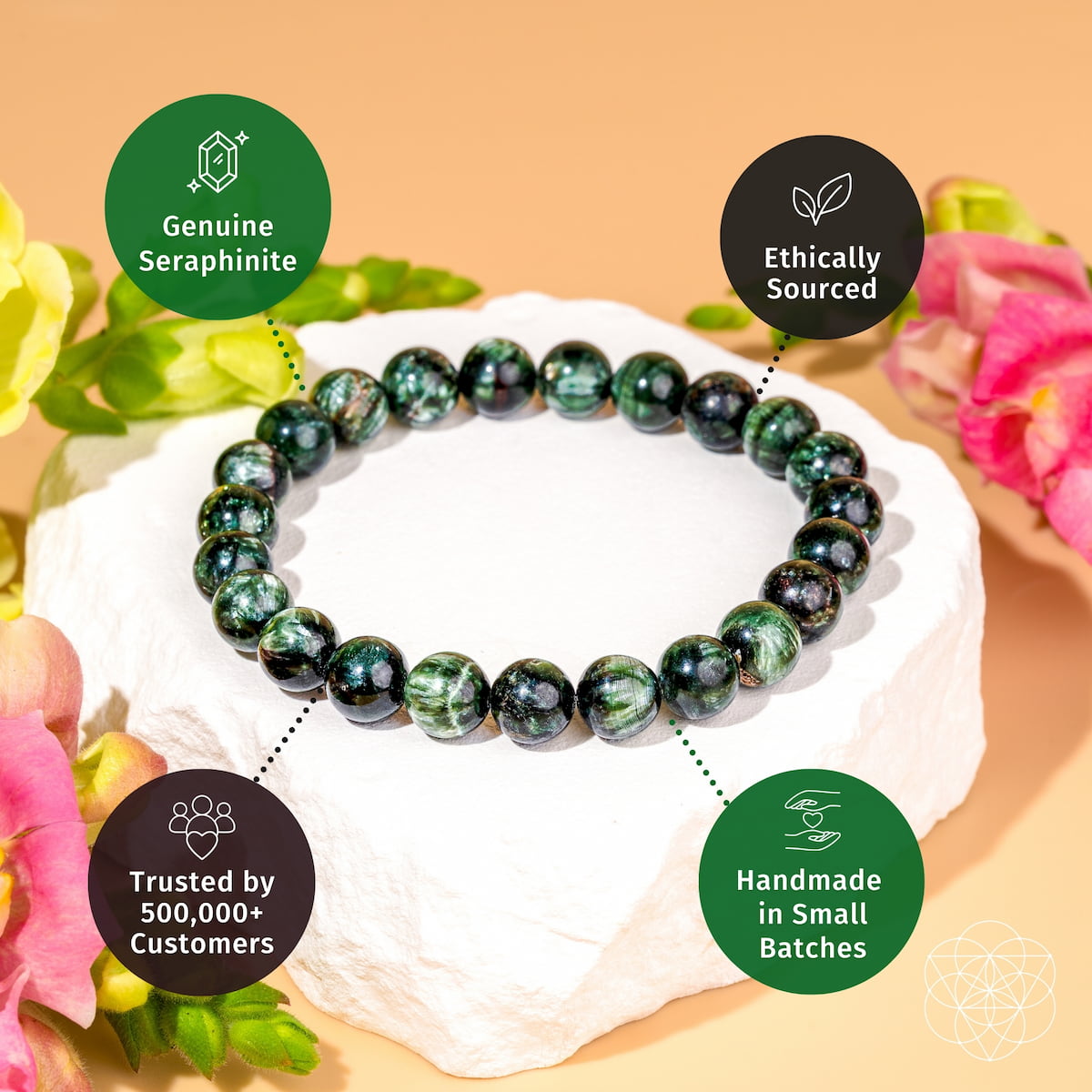 Rare Seraphinite Bracelet of Transformation