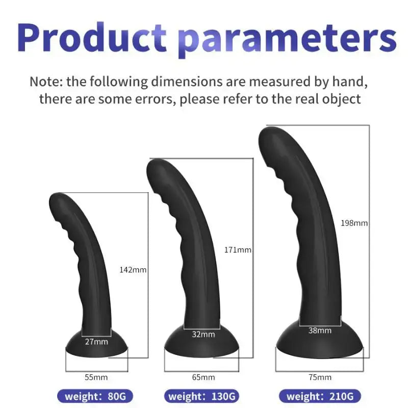 Dildo Silicone Fake Dick Big Penis Anal Butt Plug Suction Cup Prostate Massager Female Masturbator Adult Sex Toys For Woman Man SHOPEZRA L.L.C.