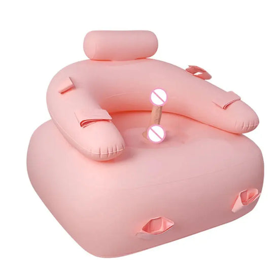Sex Sofa with Dildo with Pump PVC Inflatable bdsm bondage gear Sex Furniture sex toy Erotic Sofa Adult Games Sex Toys For Women SHOPEZRA L.L.C.