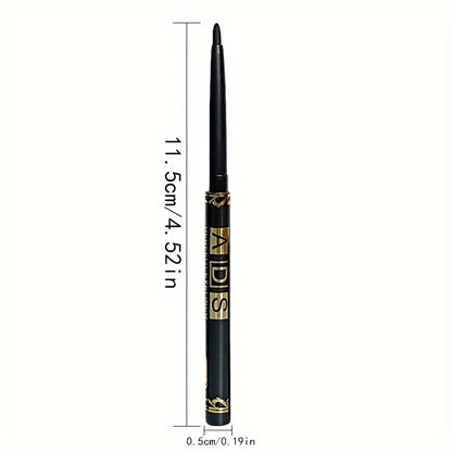 3pcs Black Eyeliner Pencils -Waterproof, Sweatproof &amp; Smudge-Proofwith Easy Twist Application for Flawless Eye Makeup