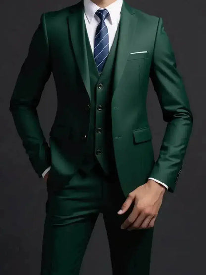 Suit (Blazer+ Vest + Trousers) Men&