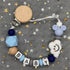 2026 Custom Name Baby Pacifier Clips Chain Silicone Beads Teether Toys Dummy Holder Russian English Name Pacifier Chain Newborn SHOPEZRA L.L.C.