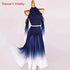 Modern Dance Dress Stand-Up Collar Mesh Sleeve Long Skirt Performance Clothing High-End Custom Child Woman Competition Clothes SHOPEZRA L.L.C.