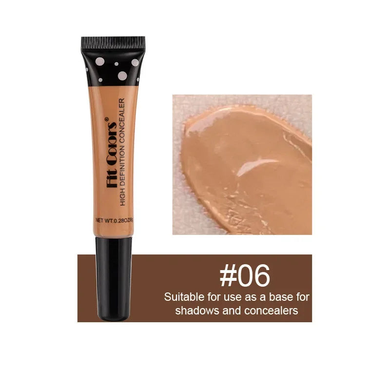 Fit Colors 8 Size Concealer With A Flexible Concealer Moisturizing Liquid Foundation To Cover Dark Circles And Acne Spots