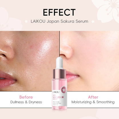 LAIKOU Sakura Face Serum  Wrinkle Essence Brightening Essence Shrink Pores Moisturizing Skin Care 17ml or 30ml