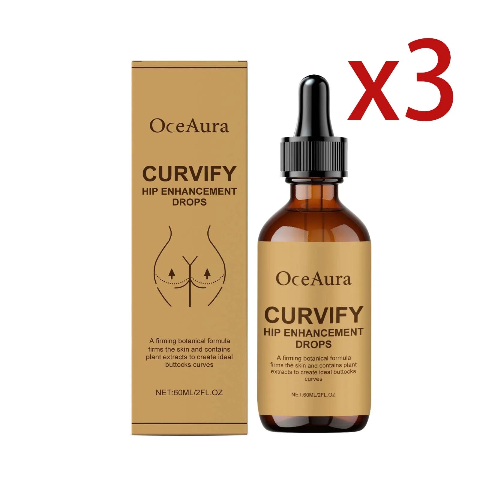 Hip Firming Enlarge Essence Enhance Skin Elasticity Improve Hip Depression Create Perfect Lines Moisturizing Hip Care Serum Oil