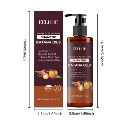 Batana Hair Shampoo Prevent Dryness Smoothing Reduce Spilt Ends Oil Control Nourishing Repair Cracked Hair Shampoo