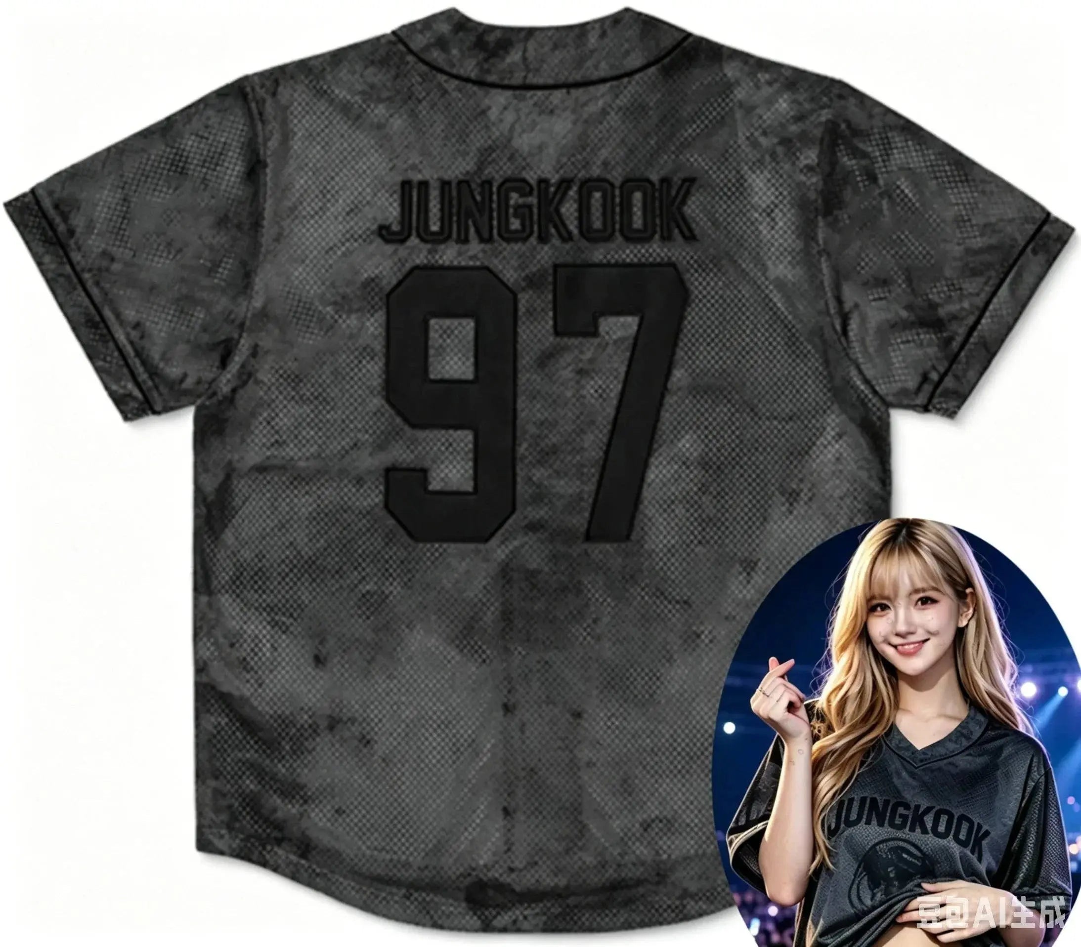 2026 KPOP V-neck T-shirt by SHOPEZRA L.L.C. featuring personalized print, suitable for teens, street dance, and family matching.