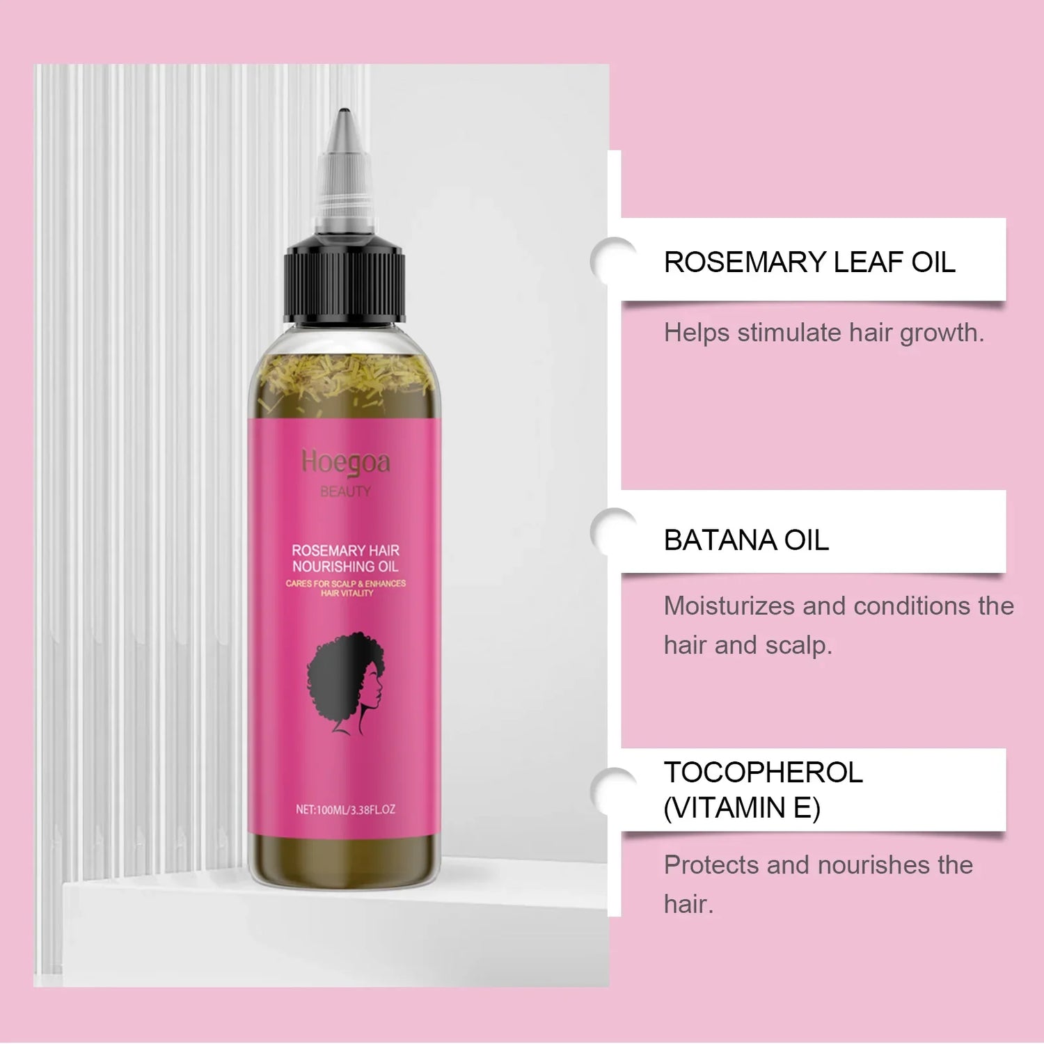Rosemary Care Hair Essential Oil for Hair Growth Strengthens &amp; Prevents Hair Loss Repairs Dryness &amp; Split Ends Scalp Treatment