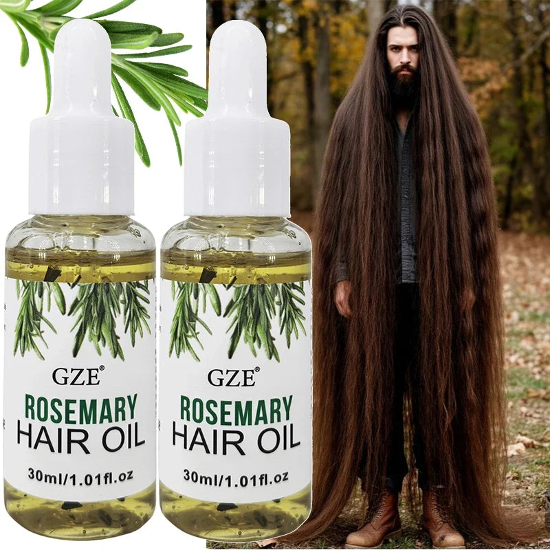 GZE Rosemary Oil For Hair Rosemary Scalp Hair Oil, All Type &amp; Texture | Straight, Waves &amp; Chemically Hairs Strengthens