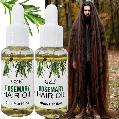 GZE Rosemary Oil For Hair Rosemary Scalp Hair Oil, All Type &amp; Texture | Straight, Waves &amp; Chemically Hairs Strengthens