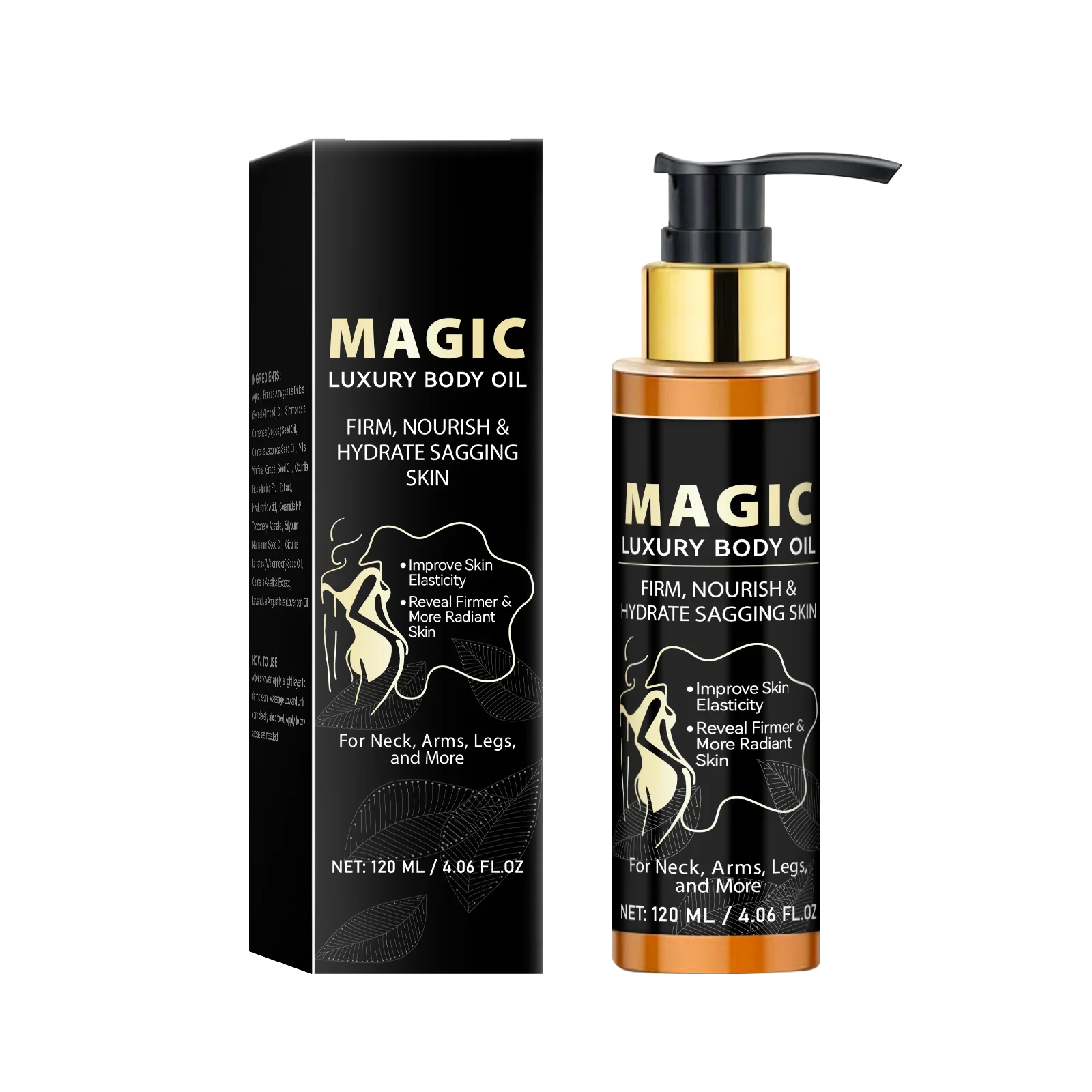Tightening Body Oil Lightening Improve Dry Brightening  Nourishing Lifting Firming Smooth Anti Cellulite Skin Care Massage Care