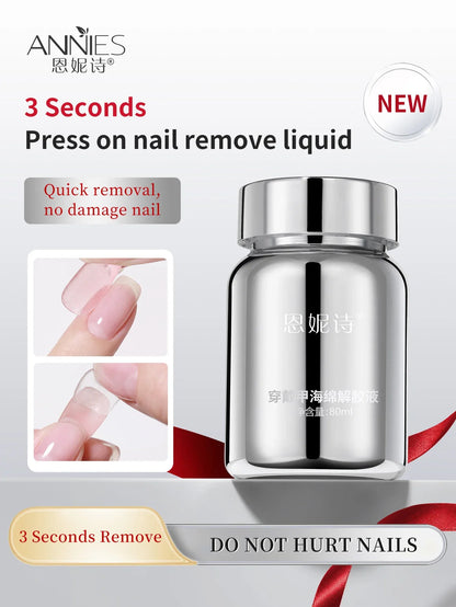 80ml Magic Fast Nail Gel Polish Remover Clean UV Soak Off Semi Permanent Varnish Nail Art Removal Tools Manicure