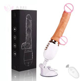 Remote Control Realistic Soft Penis Vibrator Telescopic Dildo Sex Toy for Women Artificial G Spot Thrusting Sexy Toy SHOPEZRA L.L.C.