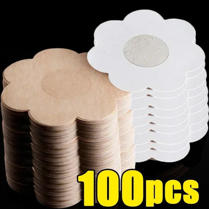 50-500pcs Nipple Cover Stickers Women Breast Lift Tape Pasties Invisible Self-Adhesive Disposable Bra Padding Chest Paste Patch