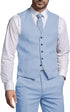 Suits for Men 2 Pieces Vest and Pants Set Gentleman Classic Suit for Men Tuxedo Suit for Men for Wedding Summer Beach SHOPEZRA L.L.C.