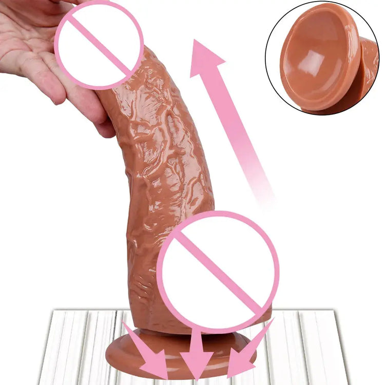 Realistic Huge Dildo Penis with Suction Cup | Anal G-Spot Masturbator Rubber Cock Gode, Adult Sex Toys for Women Men Gay Toy SHOPEZRA L.L.C.