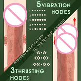 Dildo Vibrat for Women Remote Control Heating Telescopic Dildo Tongue Licking Clitoral Stimulation Vagina Massage Masturbator SHOPEZRA L.L.C.