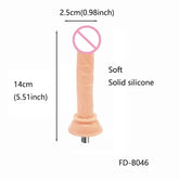 Lifelike Dildo Attachment for Sex Machine with 3 XLR Connector G Spot Sex Toys for Women Masturbation SHOPEZRA L.L.C.