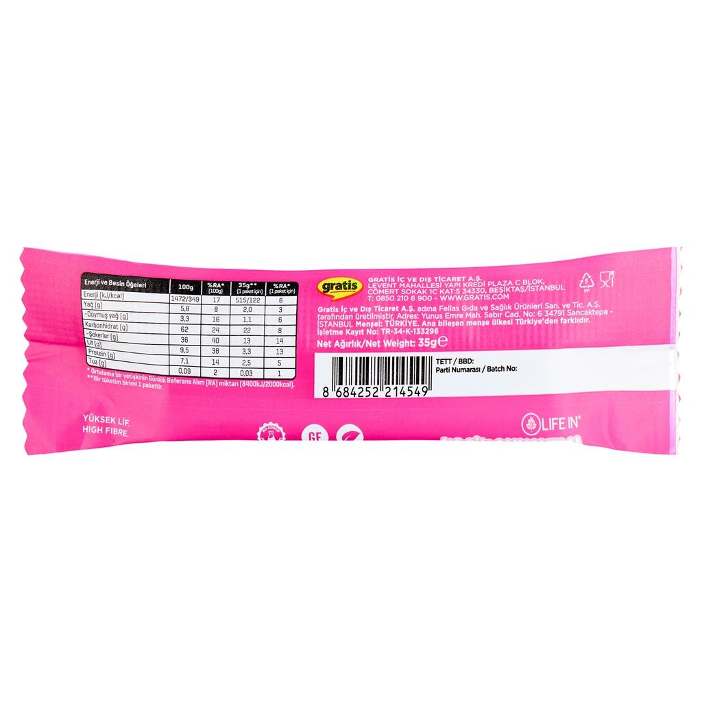 Life In Carob &amp; Strawberry Fruit Bar 35g