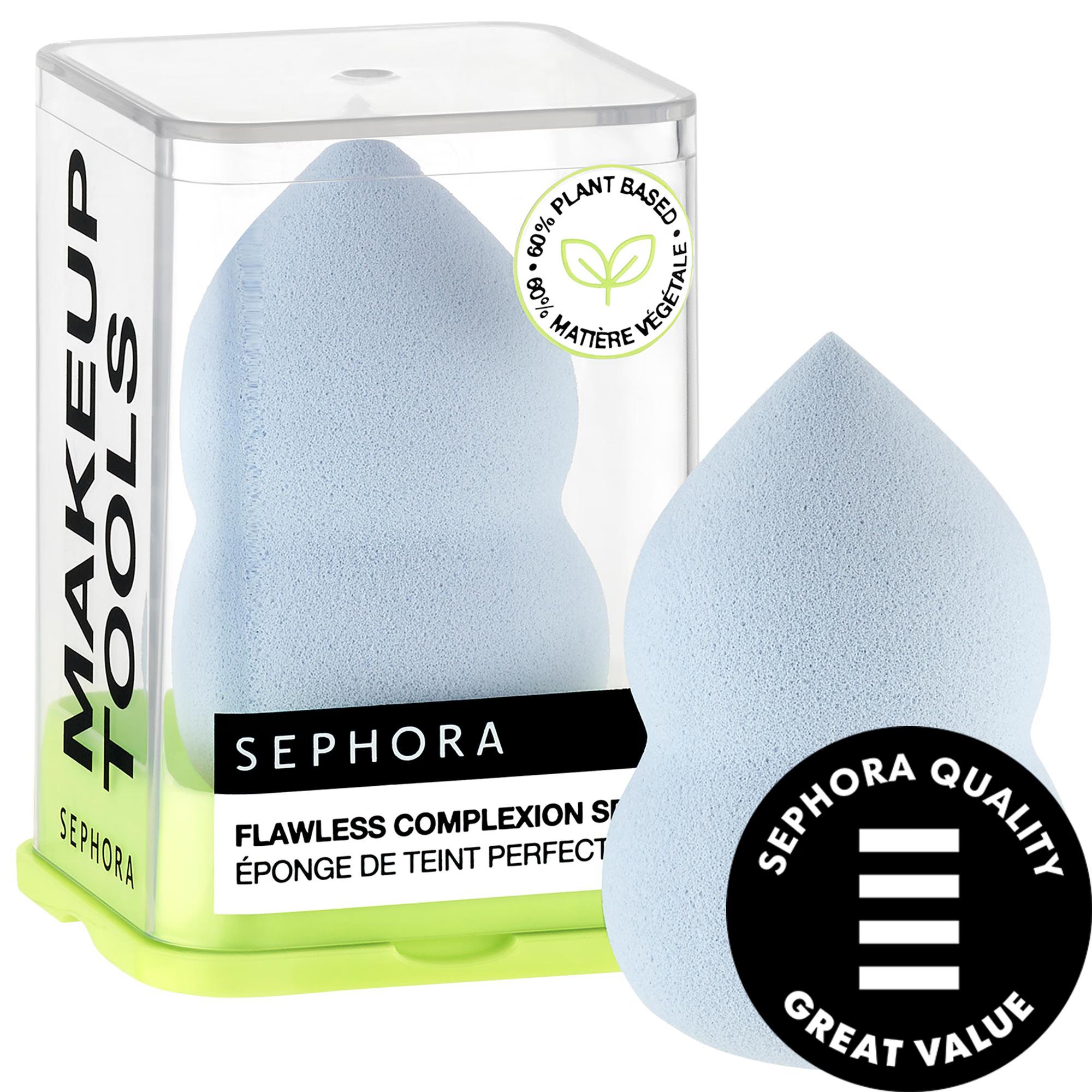 Flawless Complexion Sponge by Flawless - Hourglass Shape Makeup Applicator for Liquid, Cream &amp; Powder Formulas - Latex-Free &amp; 60% Plant-Based