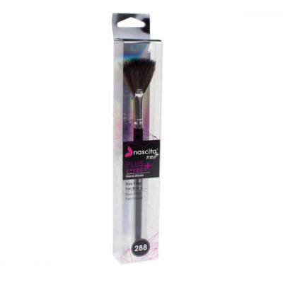 Nascita Pro Plus Duo Fiber Fan Makeup Brush for Powder, Bronzer &amp; Highlighter Application