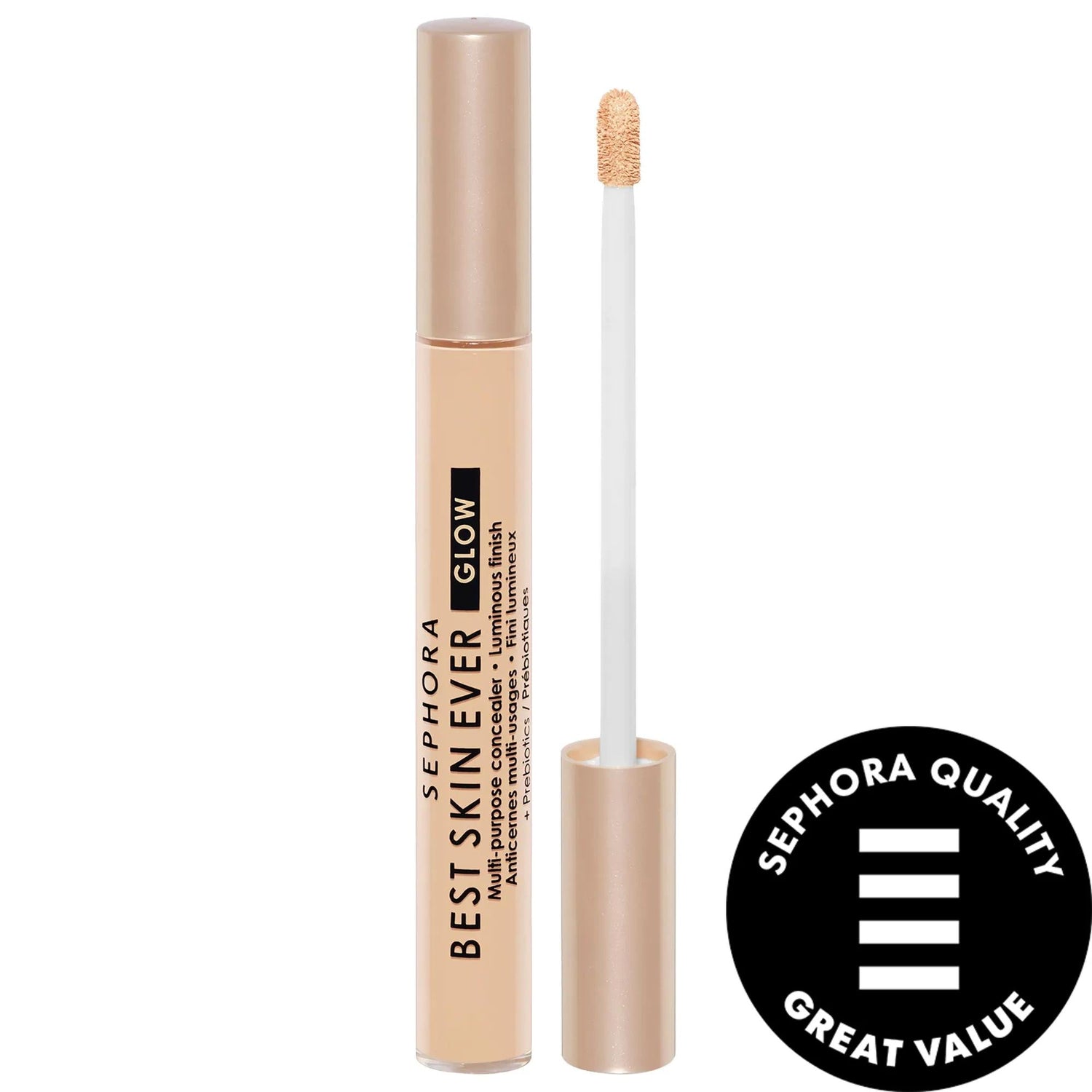 Sephora Collection Best Skin Ever Multi-Use Hydrating Glow Concealer - Radiant Finish, 12-Hour Hydration, Non-Comedogenic &amp; Unscented