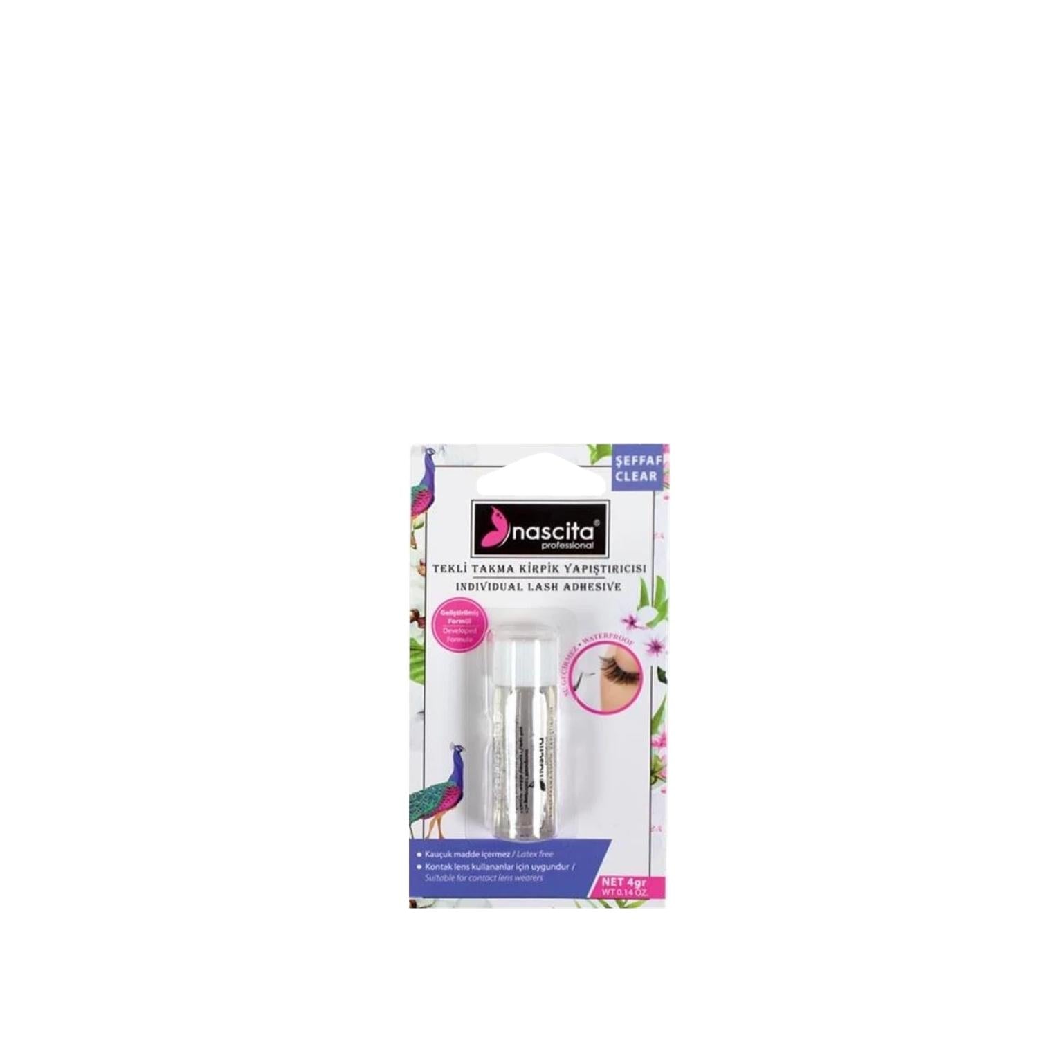 Nascita False Eyelash Adhesive - Transparent 4g Eyelash Glue for Secure and Natural Look