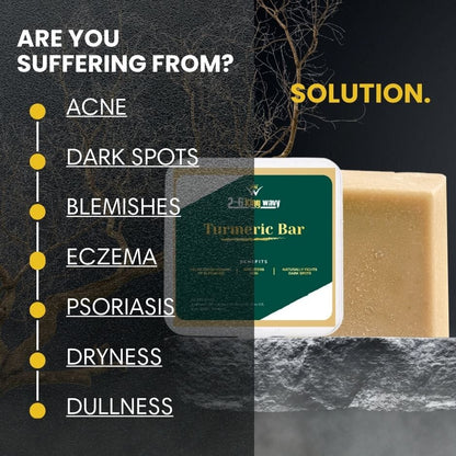 Turmeric Face Bar for Dark Spots &amp; Uneven Skin
