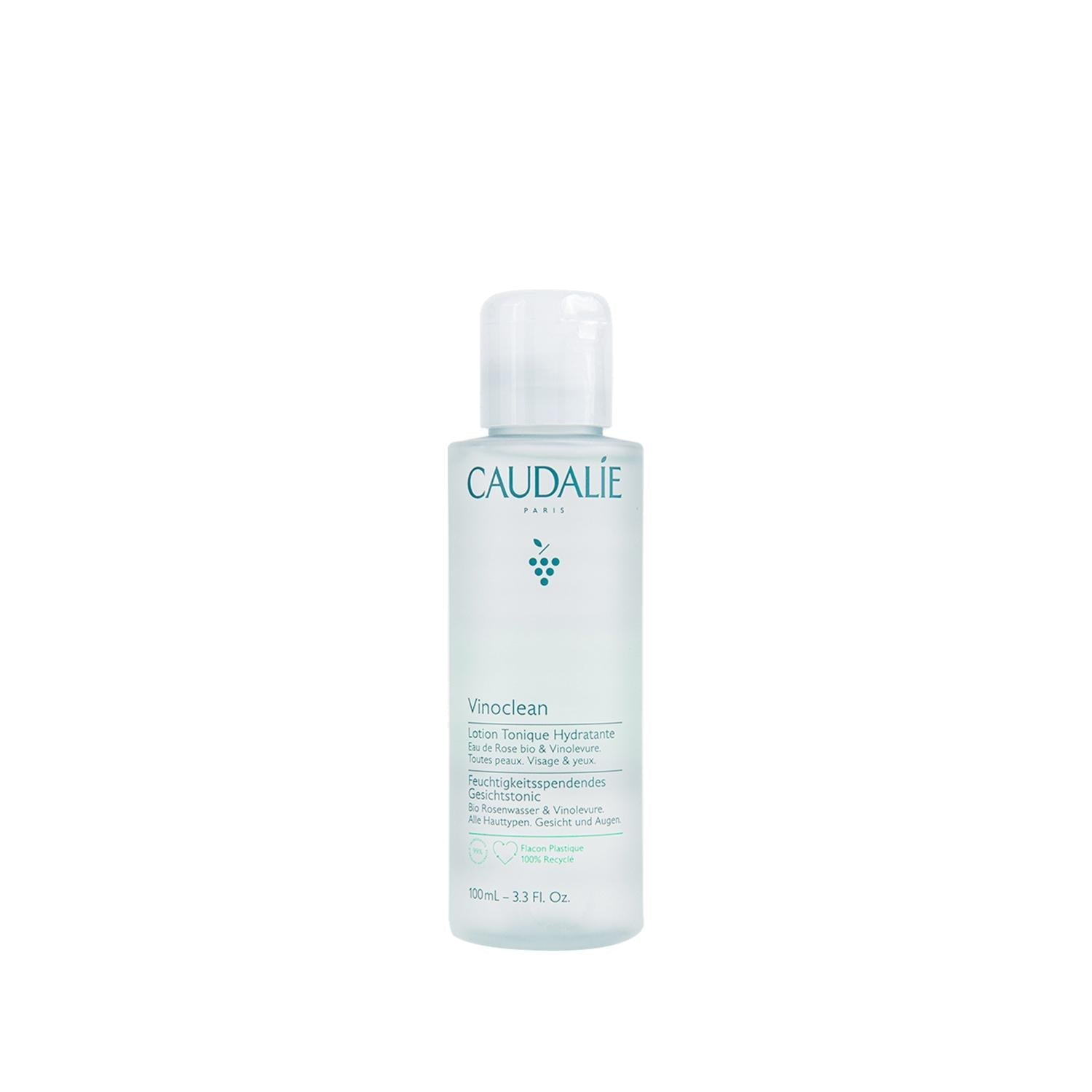 Caudalie Vinoclean Moisturizing Toner 100ml - Hydrating Skincare for Dry &amp; Sensitive Skin