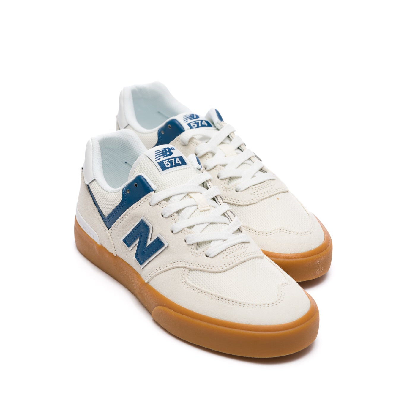 New Balance Numeric 574 Vulc - Sea Salt/Blue