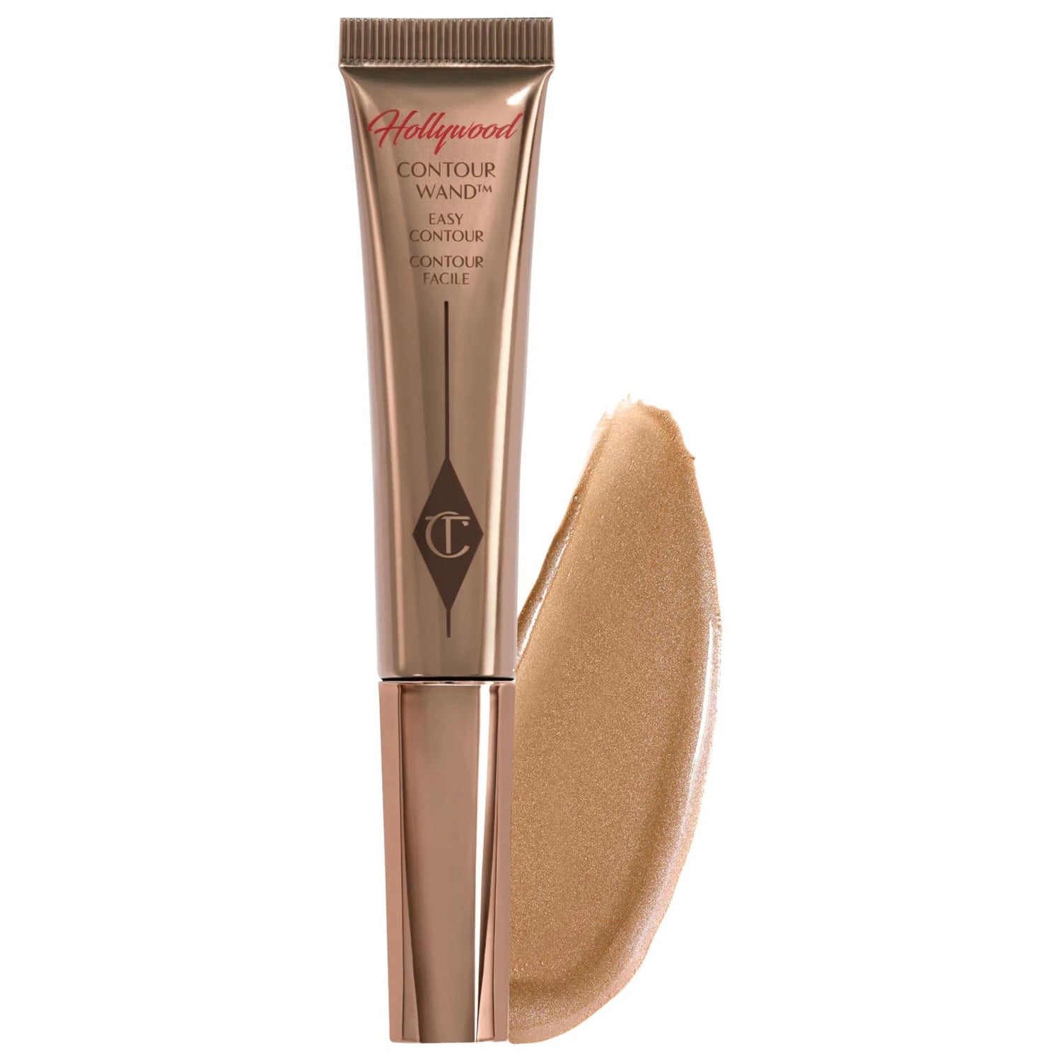 Charlotte Tilbury Hollywood Contour Wand - Liquid Cream Contour Makeup for Natural Sculpted Cheekbones, Vegan &amp; Cruelty-Free Cosmetics