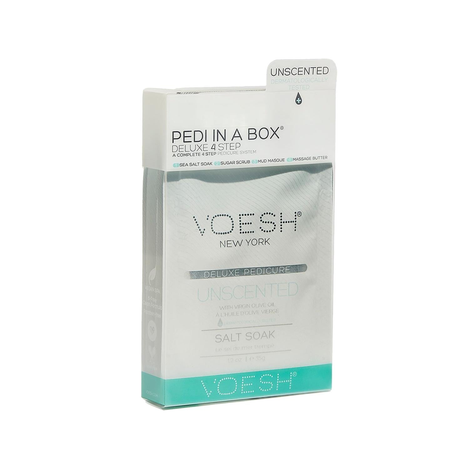 Voesh New York Pedi in a Box 4-Step Odorless Pedicure Kit