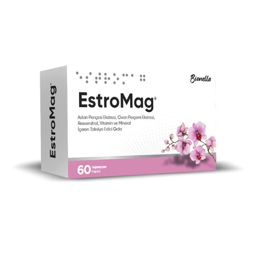 Estromag Dietary Supplement - Magnesium &amp; Herbal Extracts for Women&