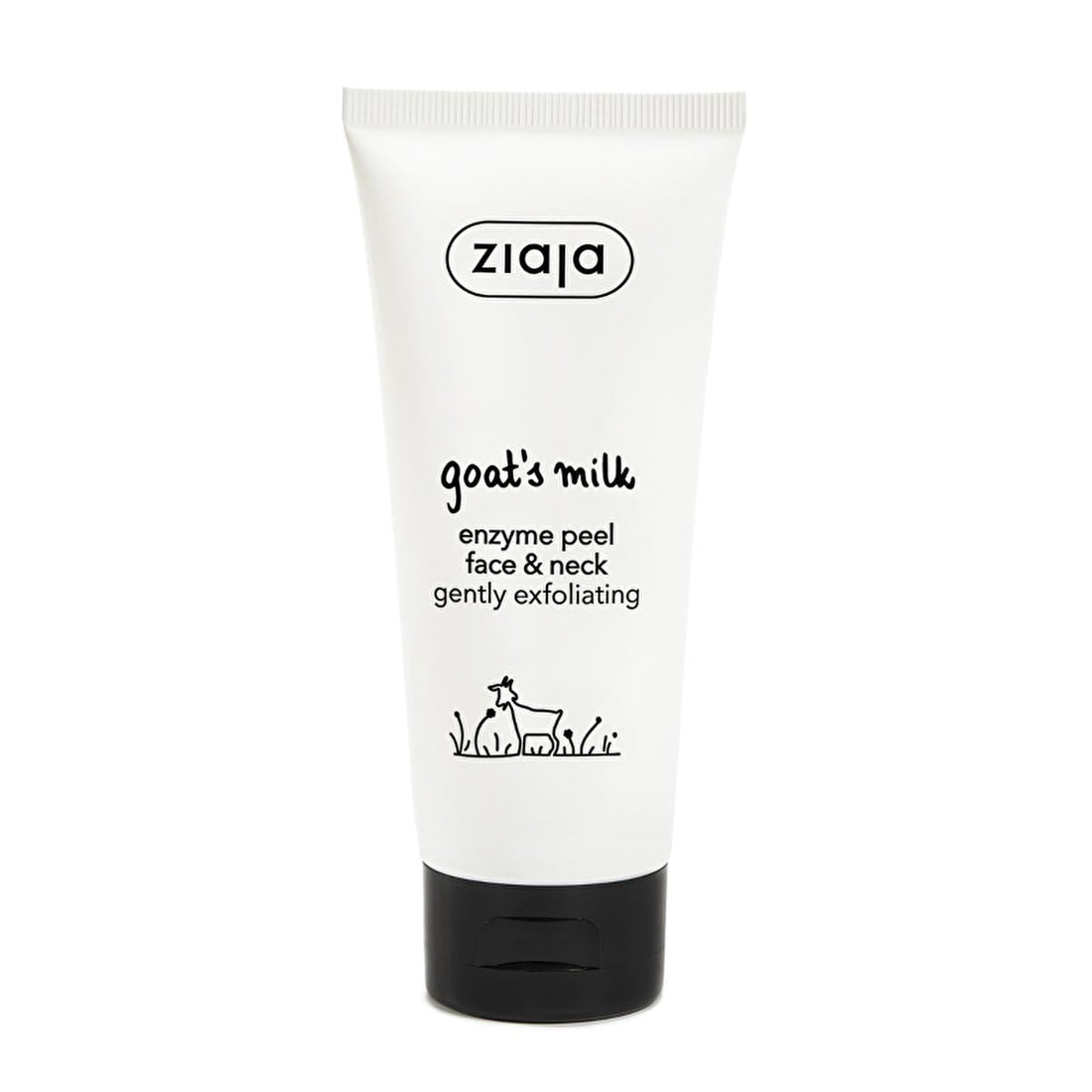 Ziaja Goat Milk Enzymatic Facial Peeling - Gentle Exfoliation for Sensitive Skin | Natural &amp; Vegan Face Treatment