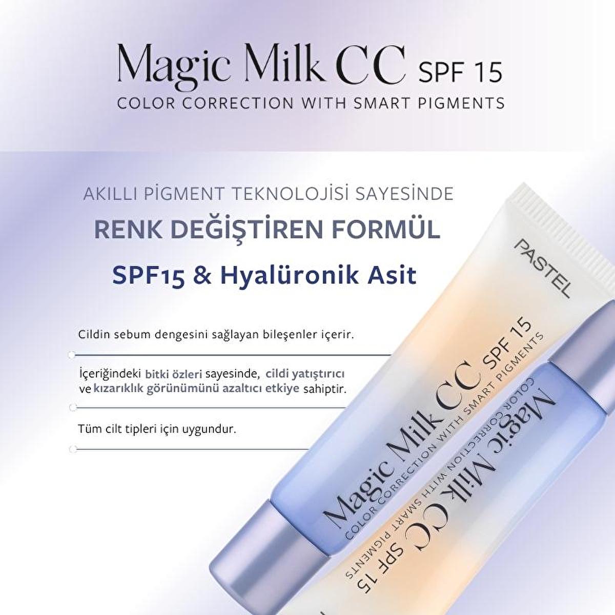 Pastel CC Cream - Color Adaptive, Moisturizing &amp; SPF 15 Skin Tone Evening Makeup