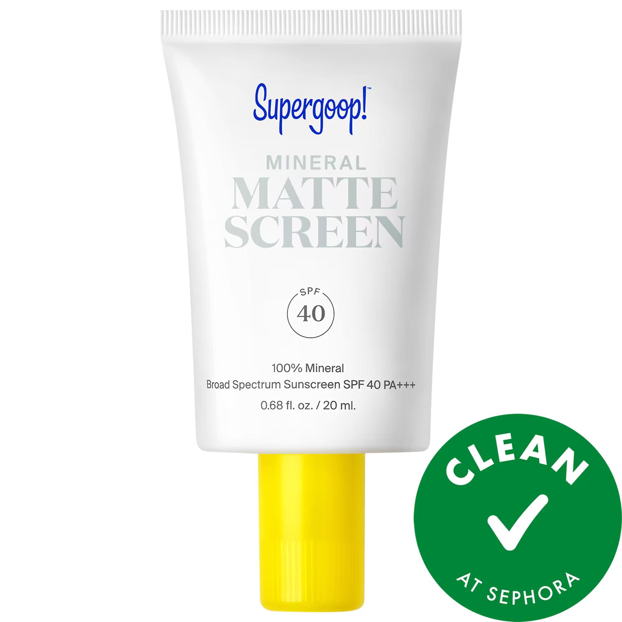 Drunk Elephant 100% Mineral Mattescreen Sunscreen SPF 40 - Mattifying Tinted Mineral Sunscreen for Normal to Oily Skin, Vegan &amp; Cruelty-Free
