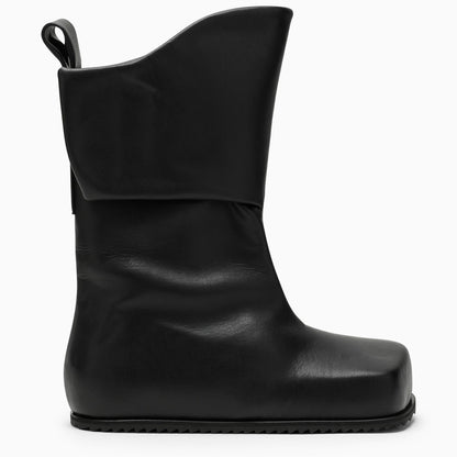 Yume Yume High Black Faux Leather Boot