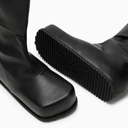 Yume Yume High Black Faux Leather Boot