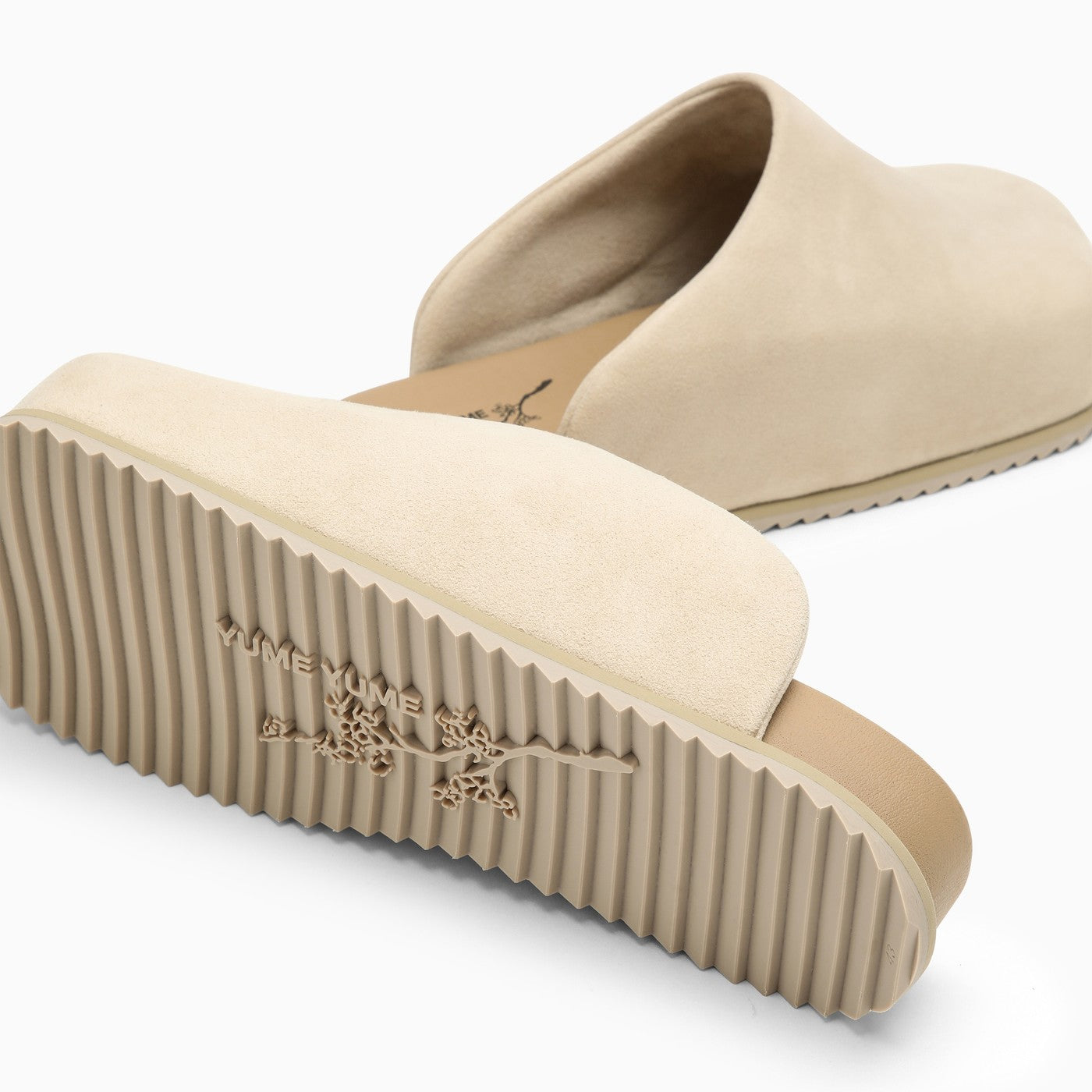 Yume Yume Beige Mules Truck In Leatherette