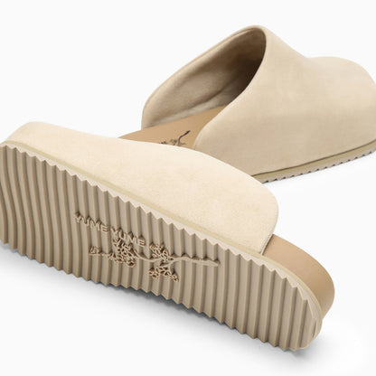 Yume Yume Beige Mules Truck In Leatherette