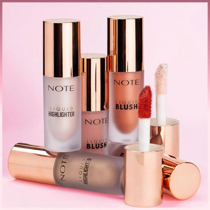 Note Liquid Highlighter Moisturizing Glow 100 Soft Pink