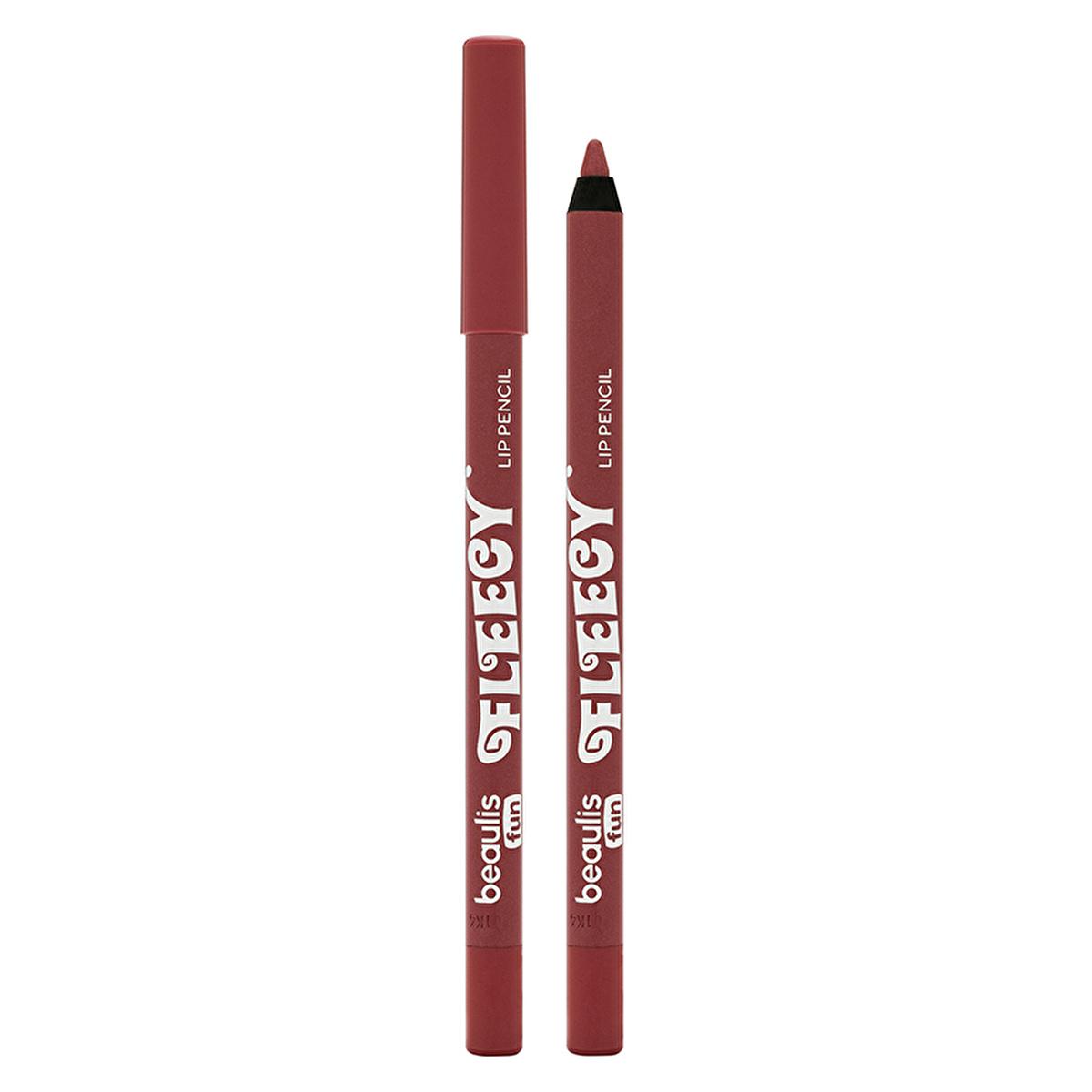 Beaulis Lip Liner - Beaulis Fun Fleecy Lip Liner 604 Pink Magic, Precise Lip Definition, 5 Color Options