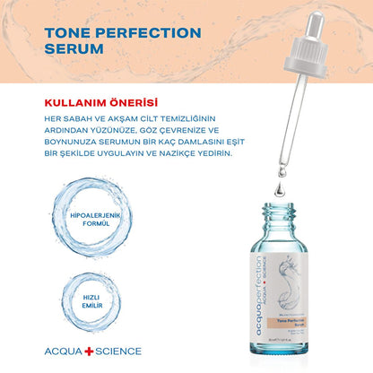 Acqua Perfection Skin Tone Correction Serum with Alpha Arbutin - Brightens, Evens Skin Tone, Reduces Hyperpigmentation