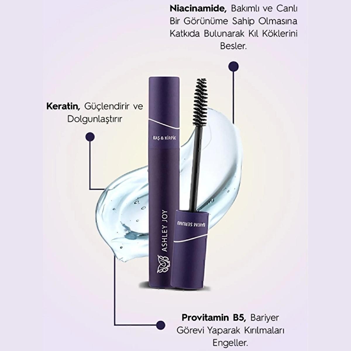 Ashley Joy Eyelash &amp; Eyebrow Growth Serum: Strengthen, Volumize, Paraben-Free for Thicker, Longer Lashes &amp; Brows