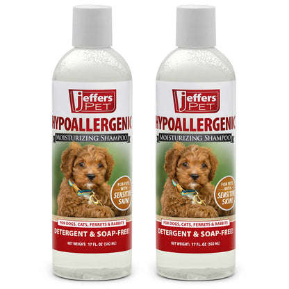 Jeffers Hypoallergenic Moisturizing Pet Shampoo for Sensitive Skin