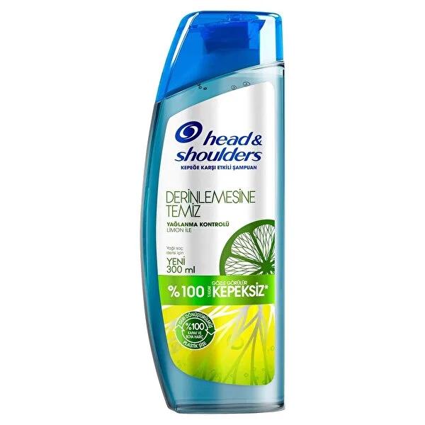 Head &amp; Shoulders Anti-Dandruff Shampoo for Oily Hair - Deep Cleansing, Oil Control, Silikon-Free, pH Balanced - 72 Hour Protection