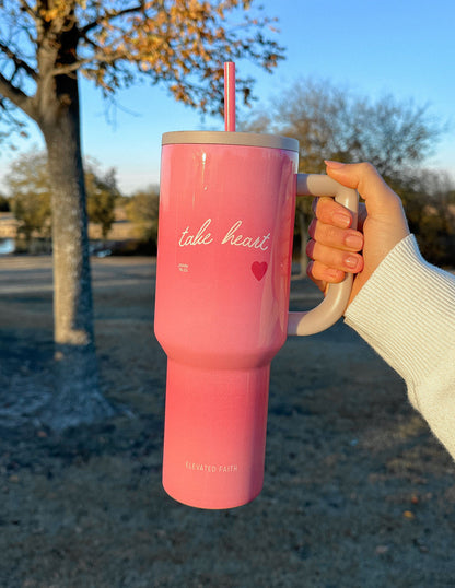 Take Heart 40 oz Ascend Tumbler